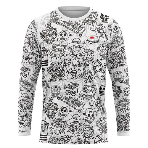 Maglia motocross manica lunga - motocross,