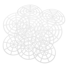  Piastra rete fermentazione 10 pezzi: rete colino barattolo latta - sottaceto plastica