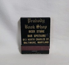 Vintage Matchbook Peabody Book