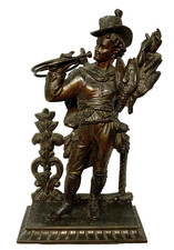 Antica Statuetta Metallo