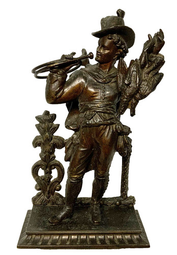 Antica statuetta metallo - antica,
