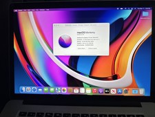 APPLE MACBOOK PRO MID 2015 LAPTOP CORE i7-4870hq @ 2.5Ghz 16GB RAM 500SSD