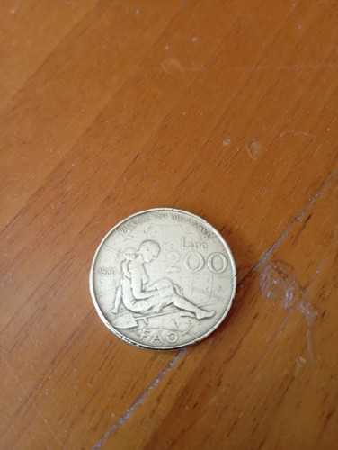 Moneta 200 lire fao 1980 - lire,