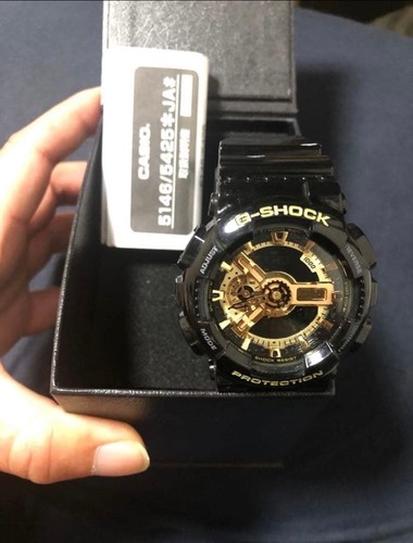 Casio shock nero oro - casio,