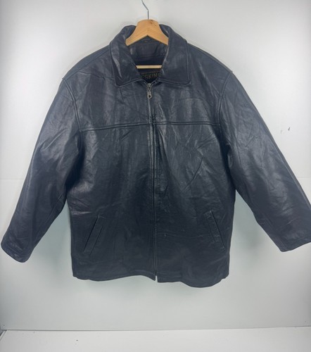 Giacca pelle vintage - , uomo