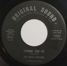 The Music Machine - Talk Talk. 45. Original Sound 1966. Garage Rock