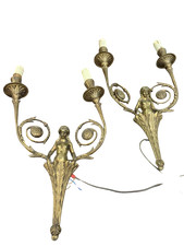 Coppia di antiche applique