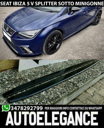 Seat ibiza splitter nero - ibiza, v