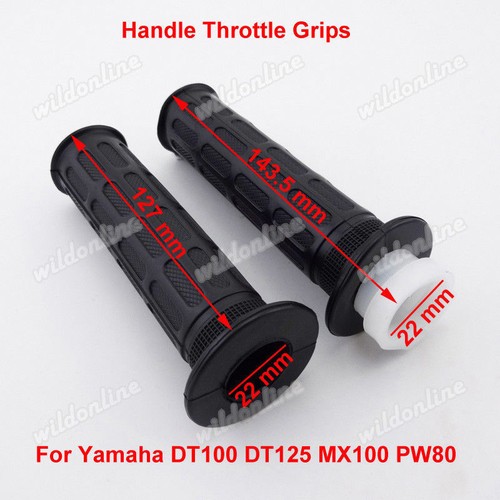 Maniglie nere per yamaha - maniglie, 7/8"