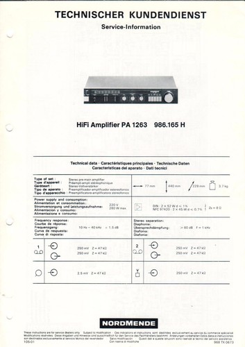 Nordmende 1263 986 165 - -,