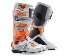 Stivali Cross Enduro Gaerne SG12 Arancioni/Grigi/Bianchi 42