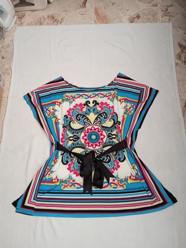 Vestito estivo multicolore con