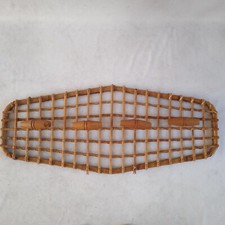 Appendiabiti da parete italiano metà secolo bambù rattan anni 60 Bonacina Olaf Von Bhor vintage