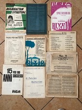 Lotto spartiti vintage 1912-70