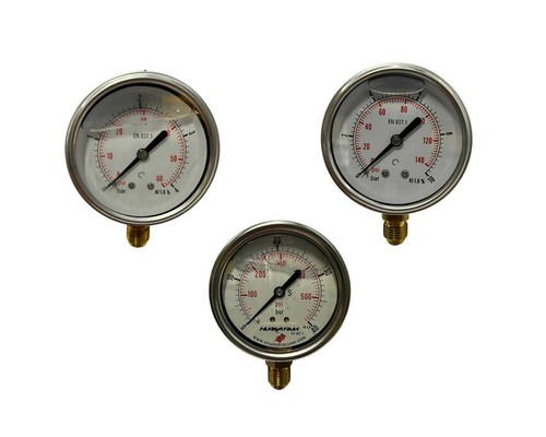 Manometro glicerina cassa inox - manometro,