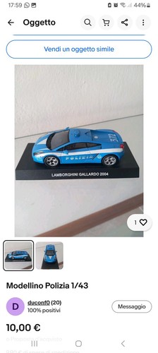 Modellini auto 43 - auto, 1:43