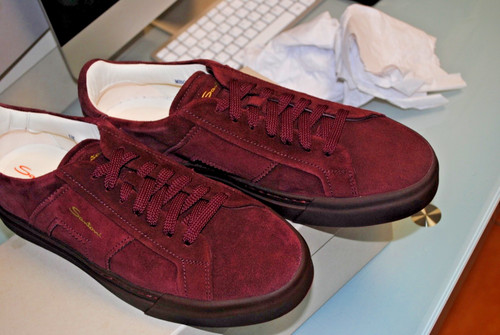 Santoni sneakers pelle - santoni,