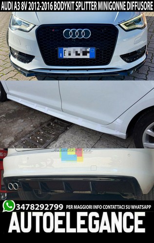 Bodykit audi 2012 2015 - a3, 2012-2015
