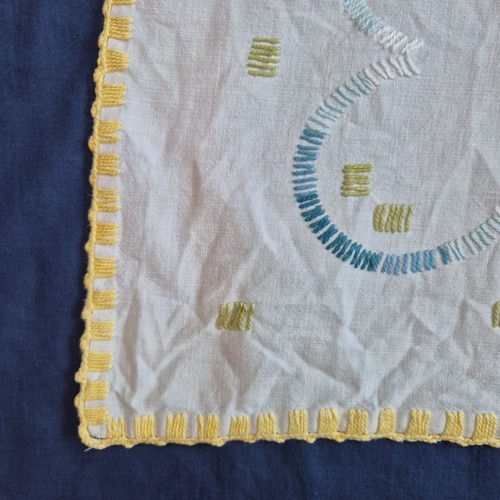 Vintage cotton tablecloth - vintage,