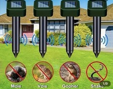 Repellente ad Ultrasuoni Da Giardino, Terrazzo, Balcone 4pz