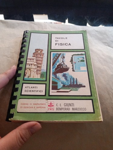 Tavole fisica giunti - fisica,