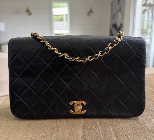 Autentica borsa vintage - , nera
