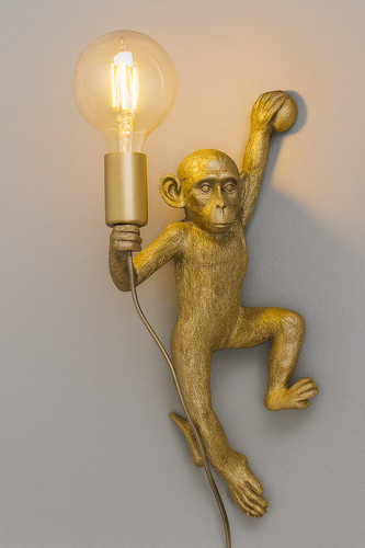 Lampada parete scimmia - lampada,