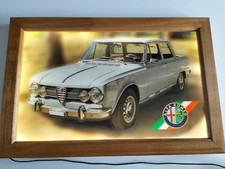 Alfa romeo quadro luminoso a led anni 2000