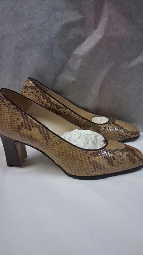 Scarpe donna vera pelle pitone - pelle,