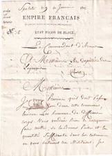 XX122-AUTOGRAFO GENERALE CHARLES-ANDRE' MERDA (DETTO MEDA)