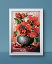 Quadro papavero originale con