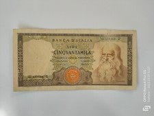 banconota 50000 lire LEONARDO
