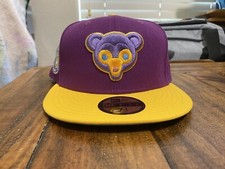 Cappello Chicago Cubs Willy Wonka Viola Giallo Nuova Era 7 3/4 Azzurro UV