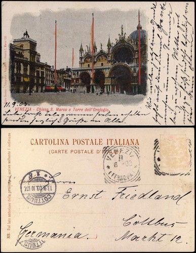 Cartolina venezia - cartolina,