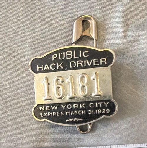 Vintage 1939 nyc public hack - vintage,
