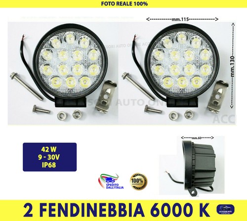 Fendinebbia auto kit led - led, 6000k