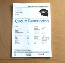 Philips Philicorda 22GM762 Deel 1 Service Manual Circuit Description Schematics
