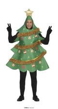 Costume mascotte Albero di Natale  donna abete natalizio taglia unica
