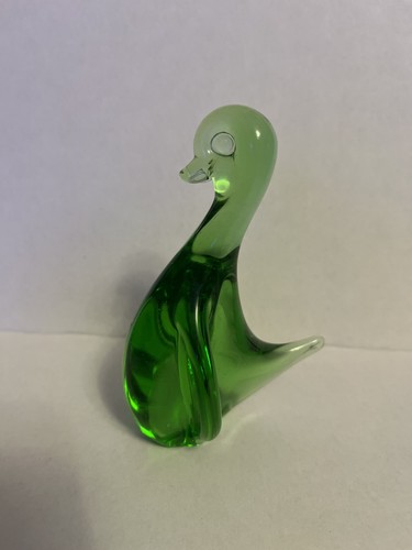 Statuina cigno vetro - cigno,