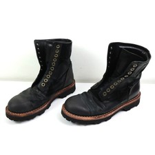 DOLCE&GABBANA STIVALE BIKER UOMO 7.5 PELLE USATO