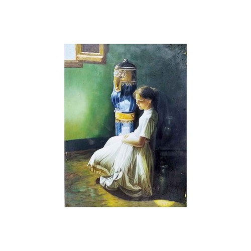 Dipinto mano olio tavola - mano,