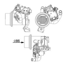 MAHLE CE 18 000P RADIATORE, RICIRCOLO GAS SCARICO PER SKODA,VW