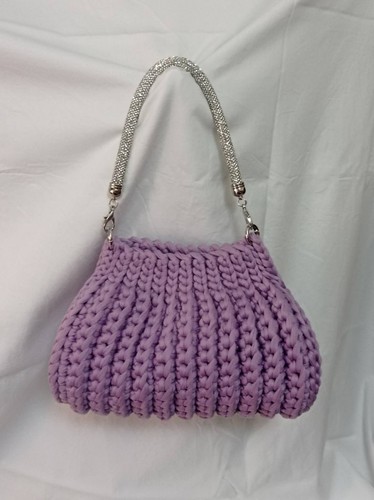 Borsa con manico - di, strass
