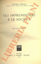 FERRARA J. Francesco - Gli imprenditori e le società.