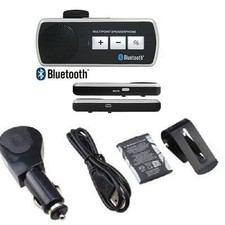 Kit Vivavoce Bluetooth Auto Multipoint Universale Speaker Smartphone Tablet