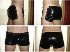 Black Faux Leather Patent