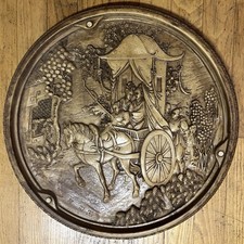 Tavolo cinese oppio resina tavolo cinese cavallo e carrozza arte vintage MCM