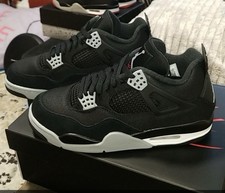 Air Jordan 4 retrò tela nera