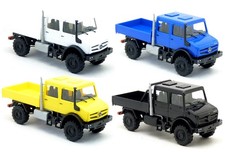 Busch - MB Mercedes Benz Unimog U 5023 Doka - modelli di camion a scelta 1:87 H0