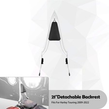 22" Backrest Chrome Sissy Bar
